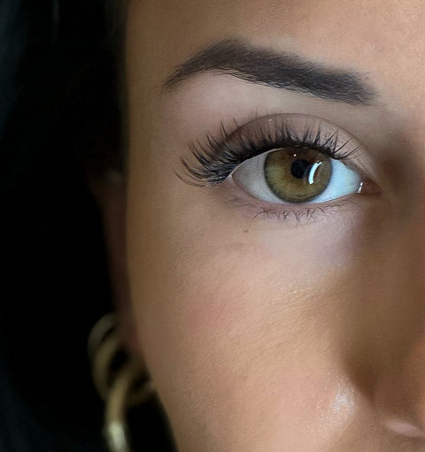 hybrid style lashes - diy lashes