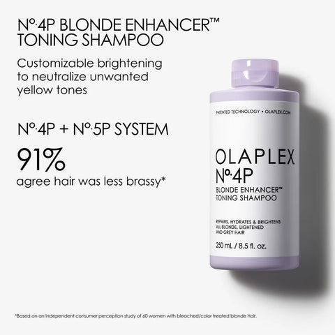 Olaplex No. 4P Blonde Enhancer Toning Shampoo